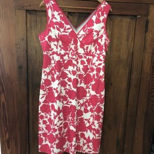 Boden pink and white floral dress